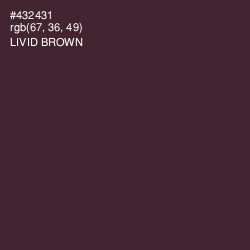 #432431 - Livid Brown Color Image